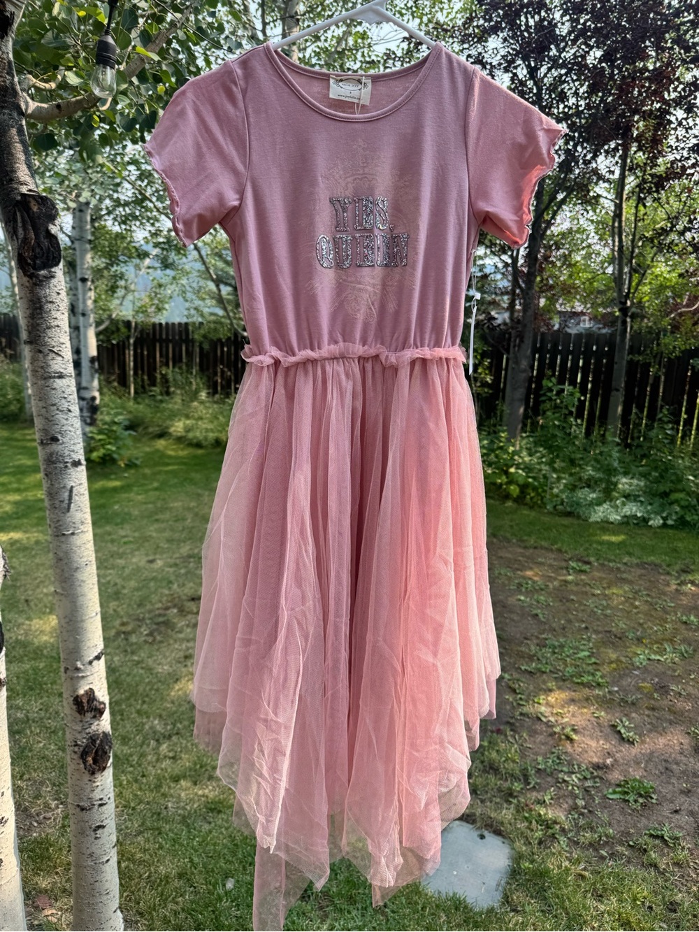 Joyfolie Pink Tulle 'Yes Queen' Dress